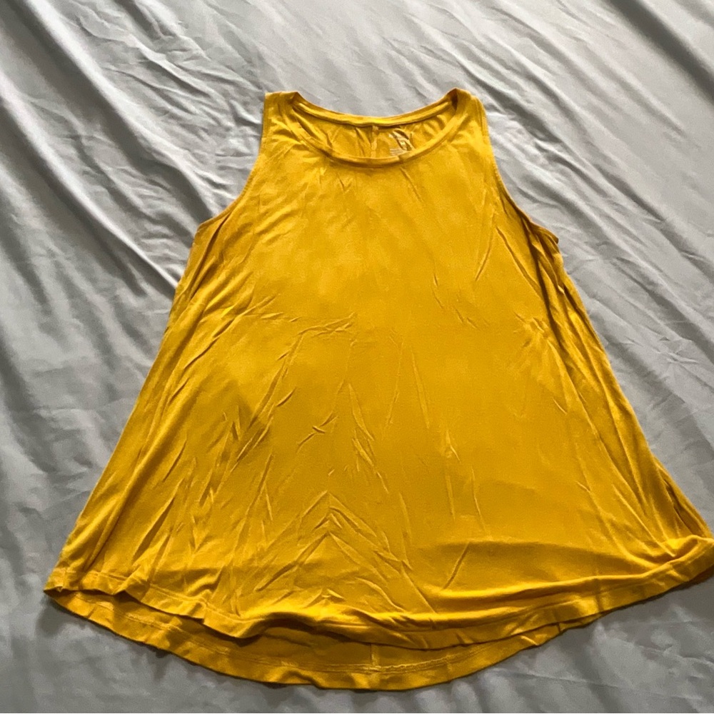 Yellow Sleeveless Women's Top